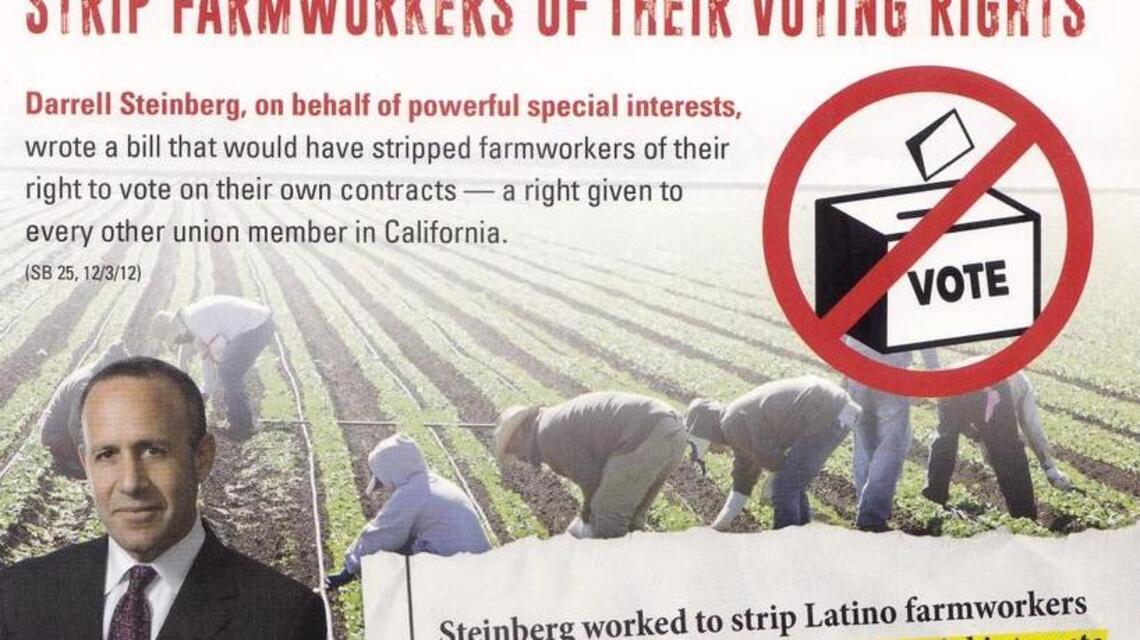 Ad misleads on Steinberg’s labor record