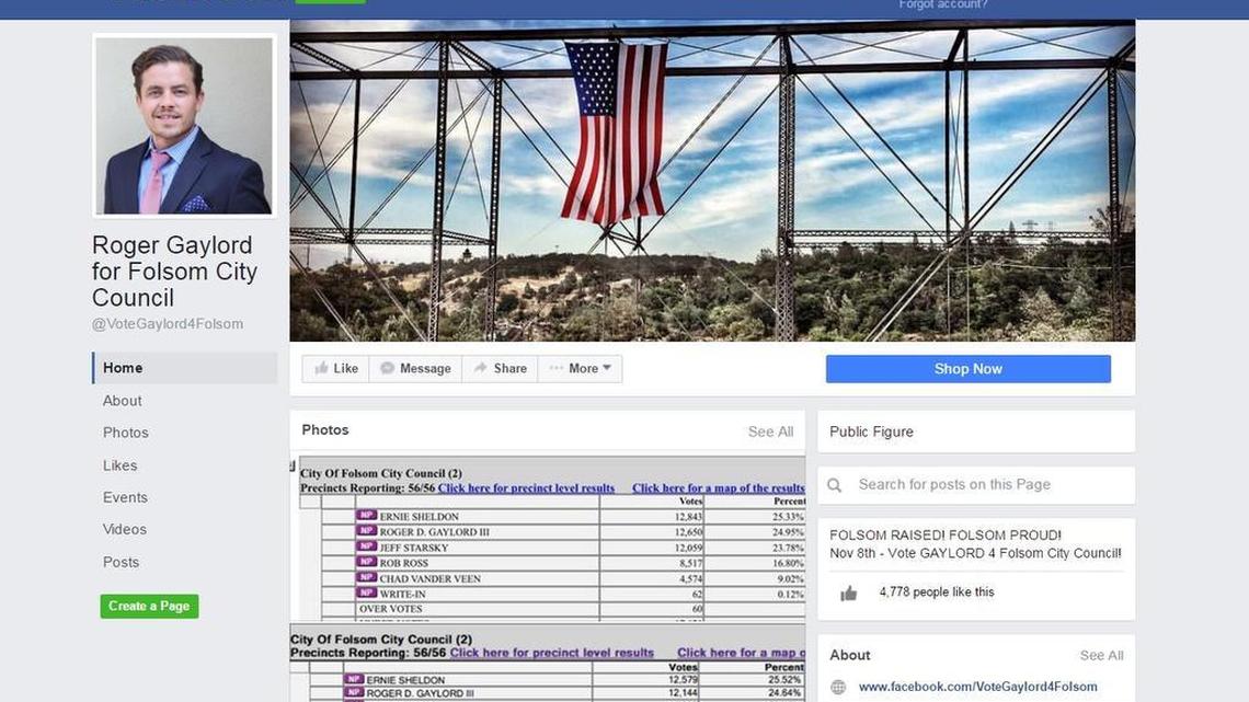 Folsom Councilman-elect Roger Gaylord credits his social media efforts for his upset win over longtime incumbent Jeff Starsky.
