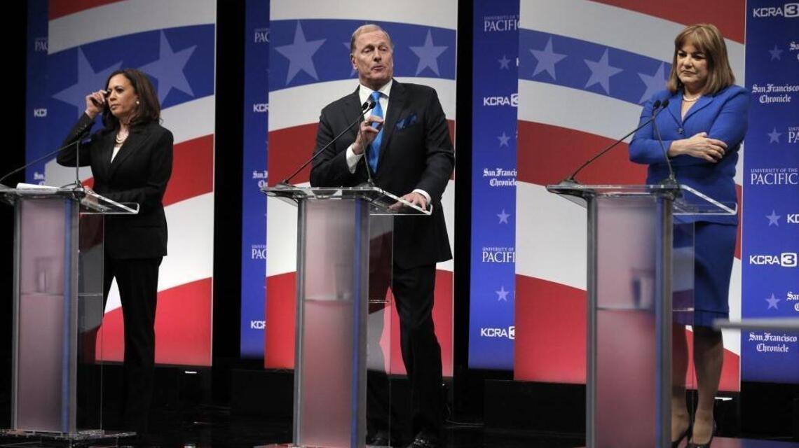 U.S. Senate candidates Harris and Sanchez putting voters to sleep