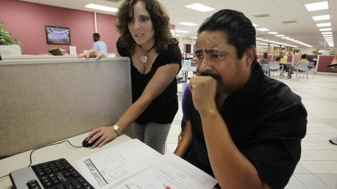 California’s jobless rolls cut in half, but gains have been uneven
