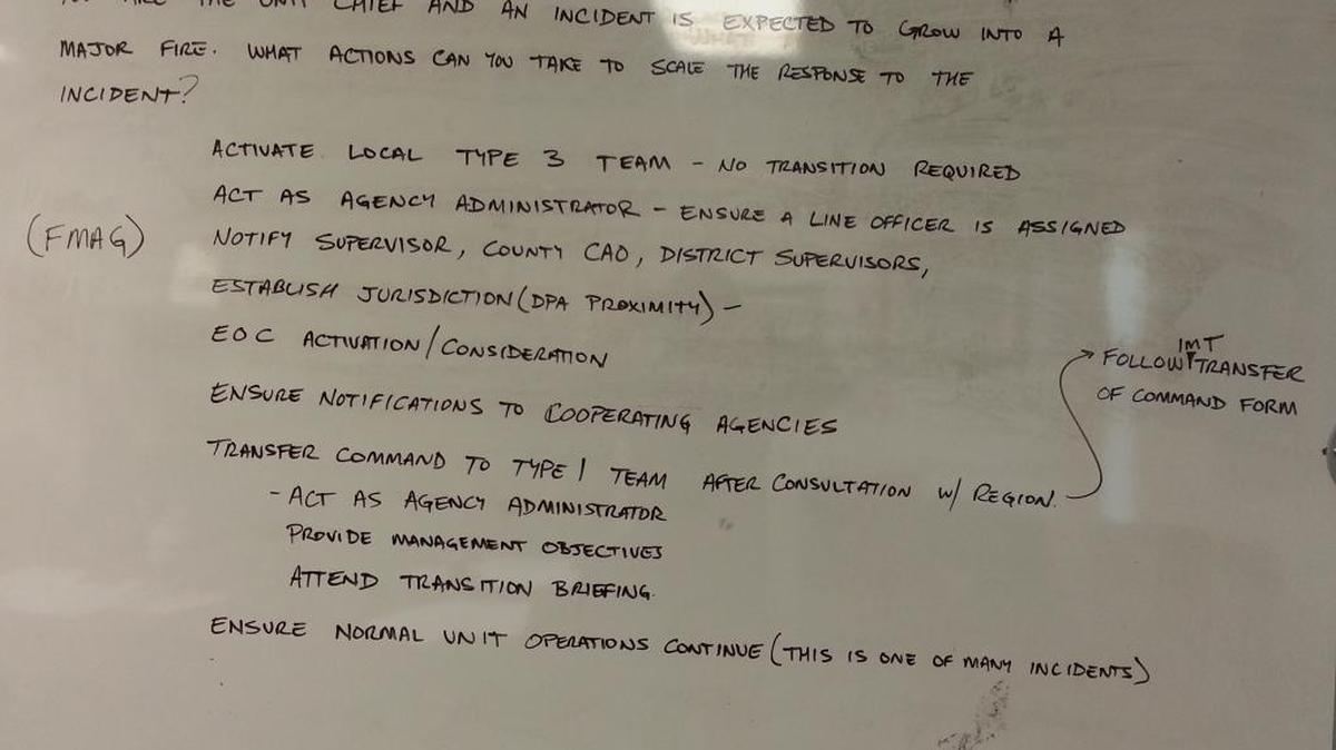 Up-and-coming Cal Fire executives brainstormed questions to prepare for a promotion exam three years ago. One of the group’s original members says the study notes later gave an unfair advantage to junior-ranking officers.