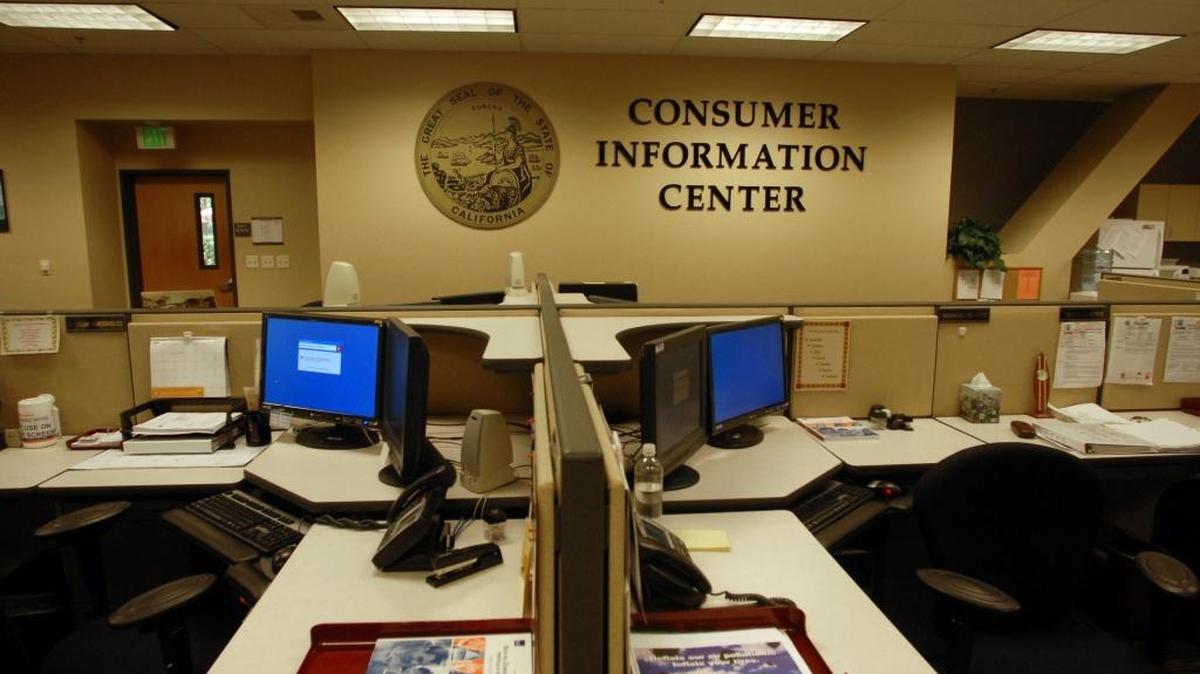 The Consumer Information Center office in the Department of Consumer Affairs building.