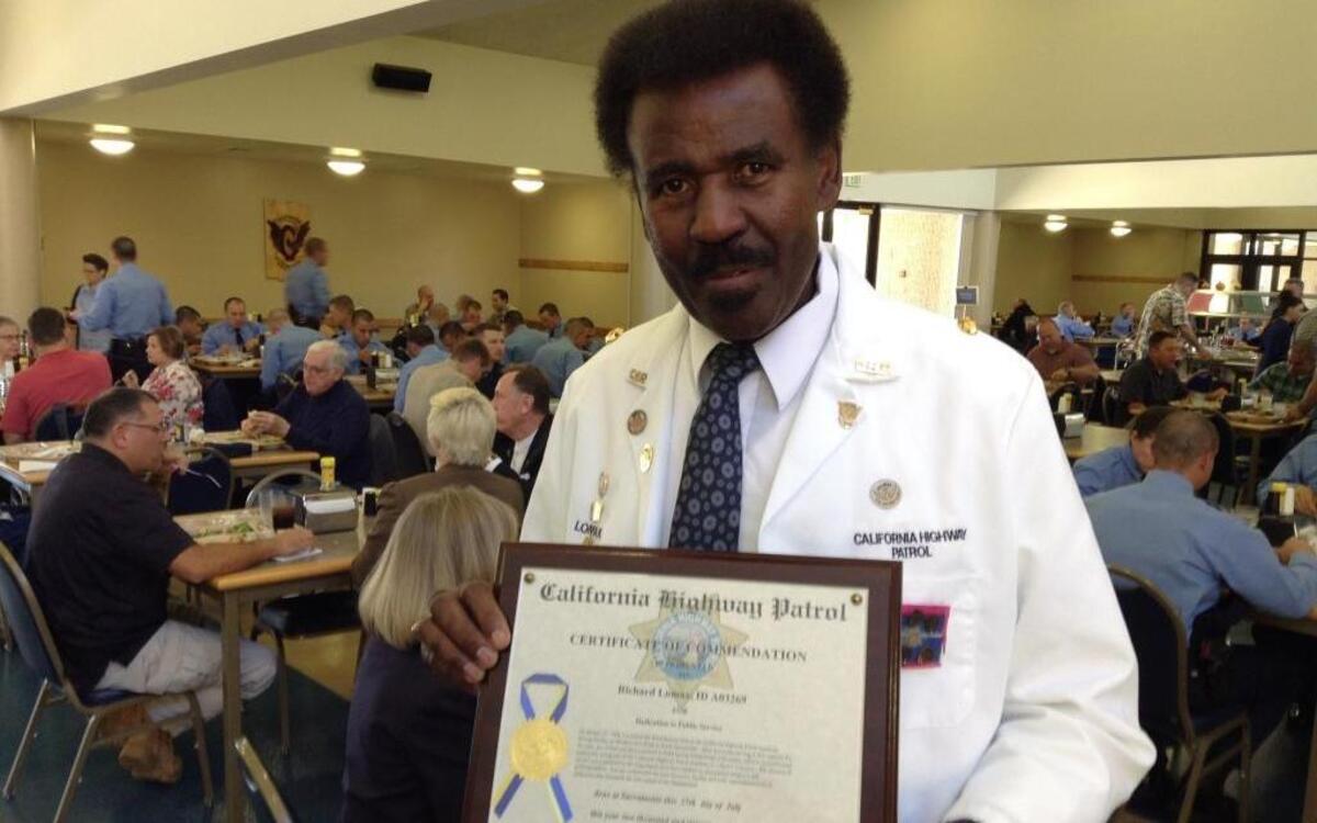 Richard Lomax of Sacramento has worked and volunteered at the California Highway Patrol Academy since 1966.