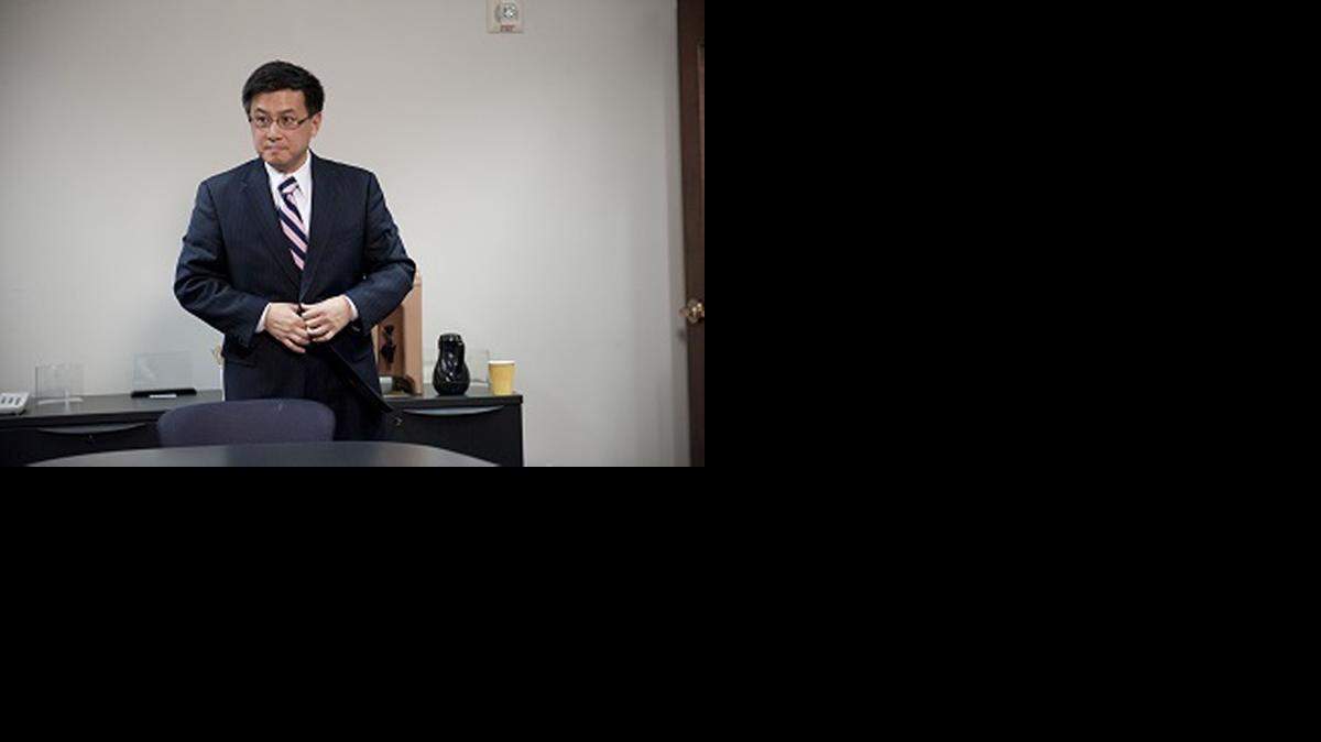 
State Controller John Chiang at the Capitol Bureau. 
