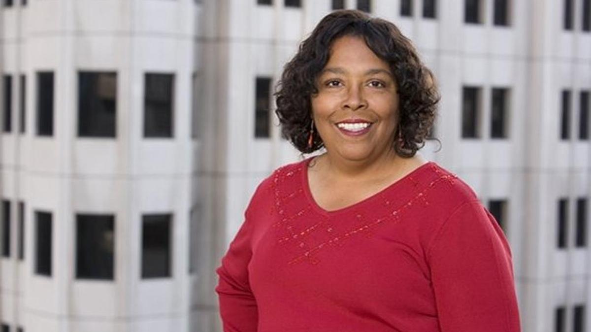 Yvonne Walker, president Service Employees International Union, Local 1000.