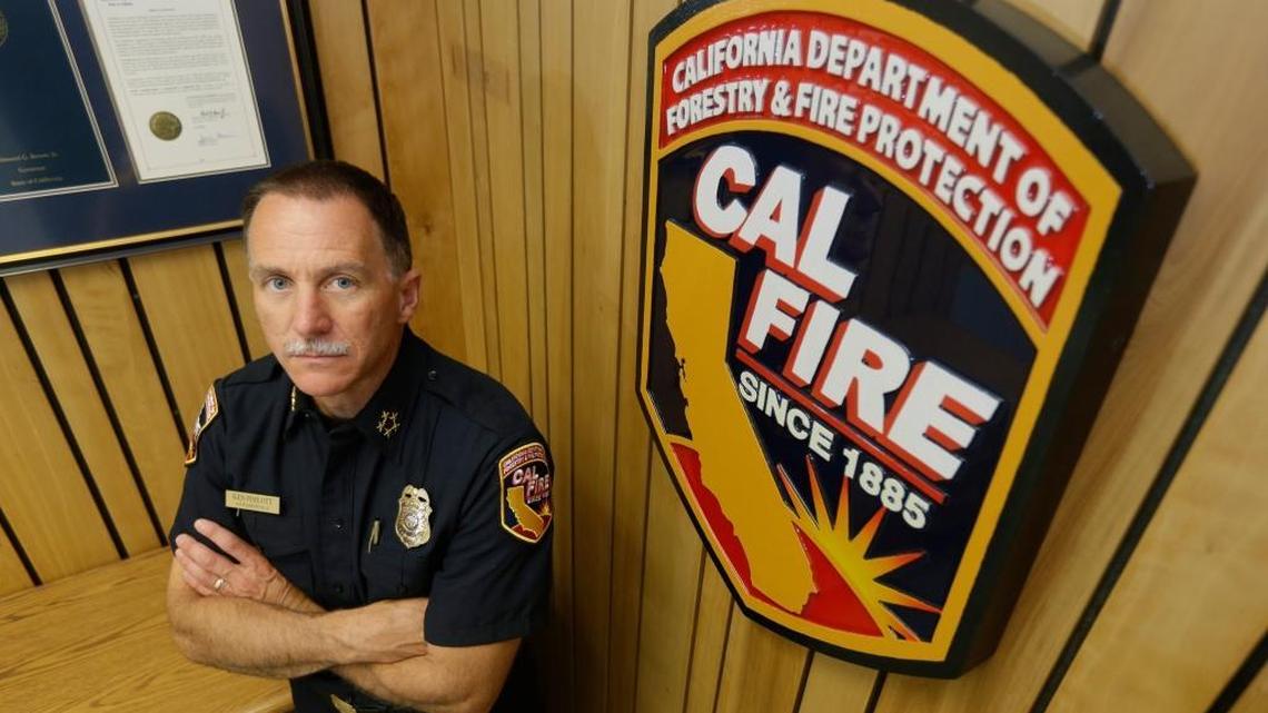 Ken Pimlott, director of the California Department of Forestry and Fire Protection, at Cal Fire headquarters in Sacramento.