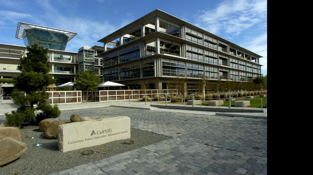 
The CALPERS building in downtown Sacramento. 
