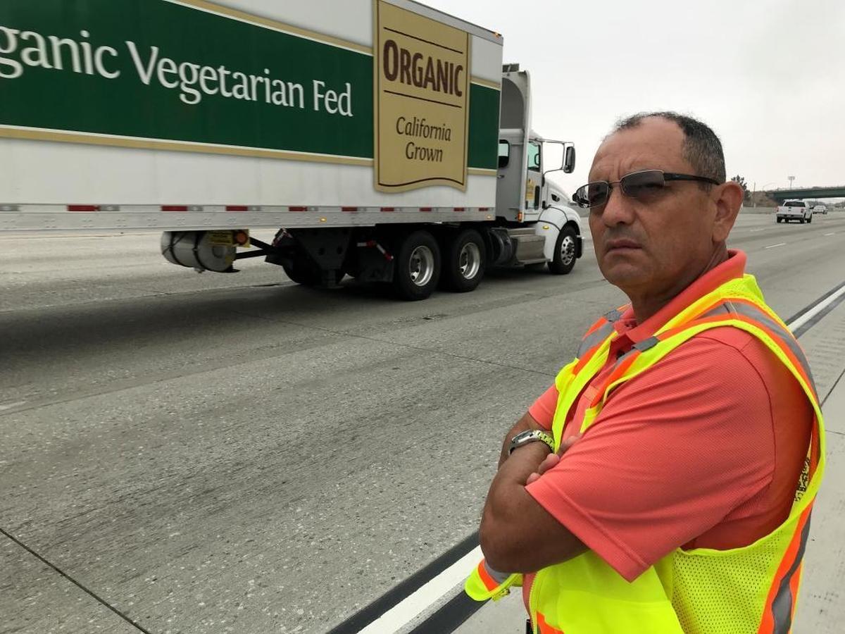 Armando Garcia, a former Caltrans construction executive who now works for San Diego-based contractor Coffman Specialties, is concerned that a new California highway construction standard will make roads less safe in wet weather.
