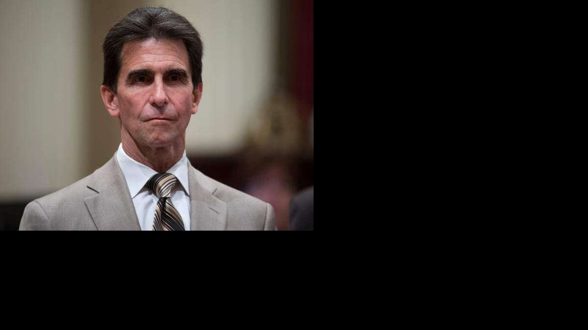 
Senator Mark Leno, D-San Francisco during session in the Senate chambers.
