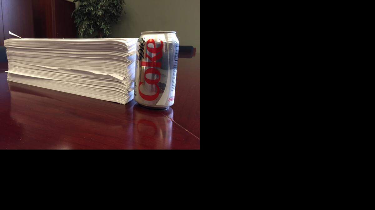 
The state’s 1,022-page Civil Service Classifications review is as tall as a soda can.
