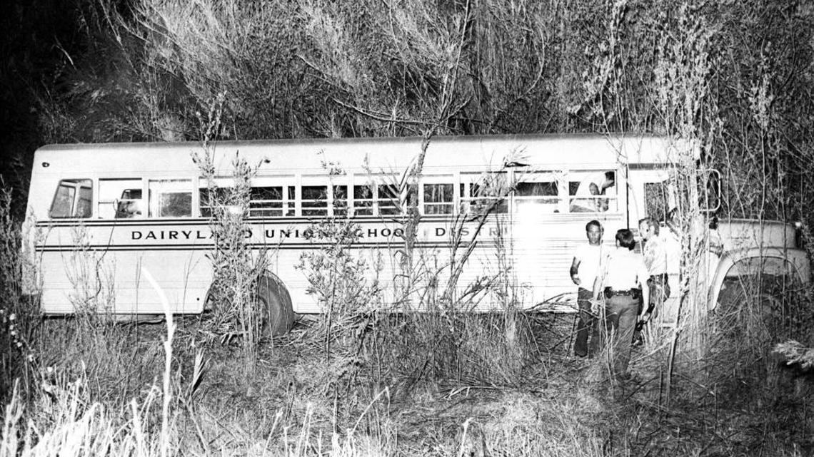 
This photo of the Dairyland Unified School District school bus, better known as the Chowchilla school bus, was published in The Fresno Bee on July 16, 1976, the day after the kidnapping.

