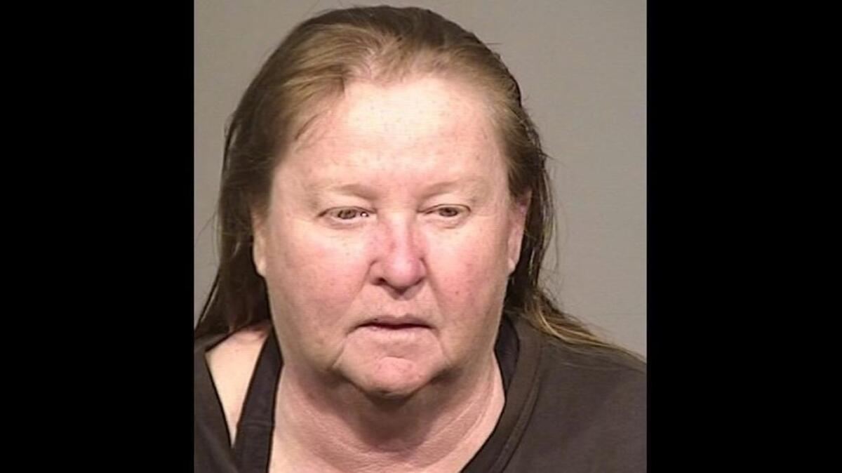 Santa Rosa, California, residents Fay Ruth Romesburg, pictured, and her son David Scott Romesburg were arrested in January after police say their prostitution ring pimped out 150 women over the course of 10 years.