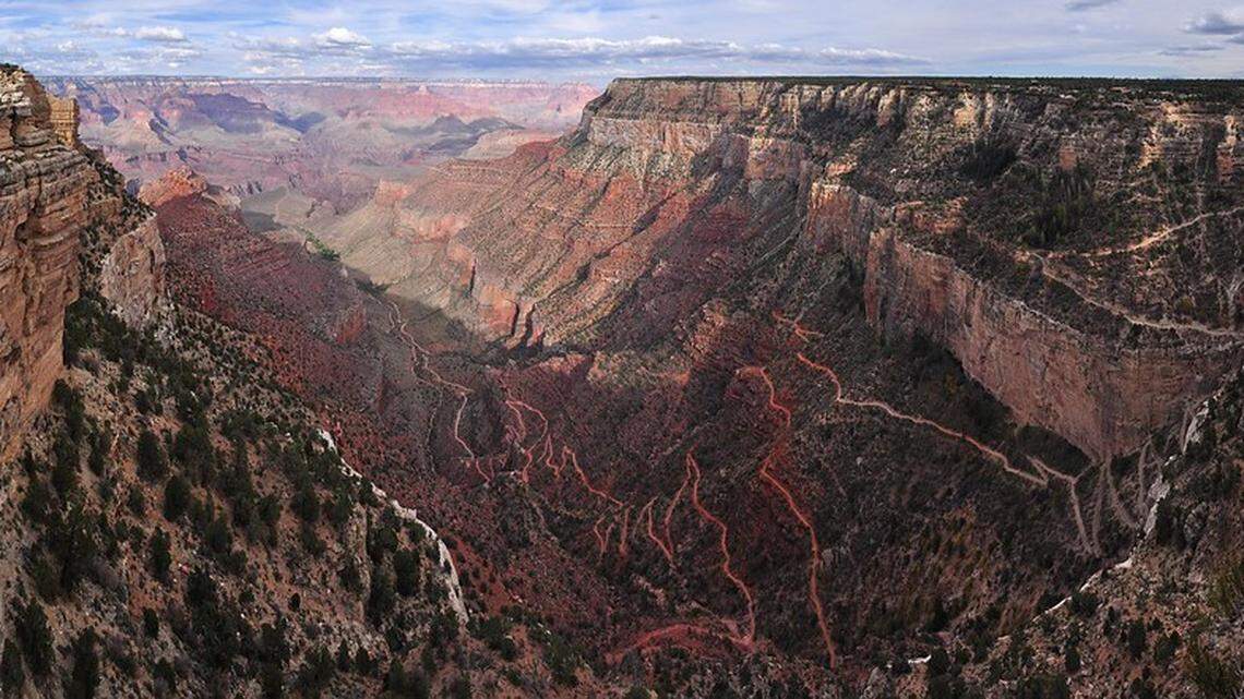 A hiker died on Bright Angel Trial in the Grand Canyon on Thursday, June 2, park rangers said.