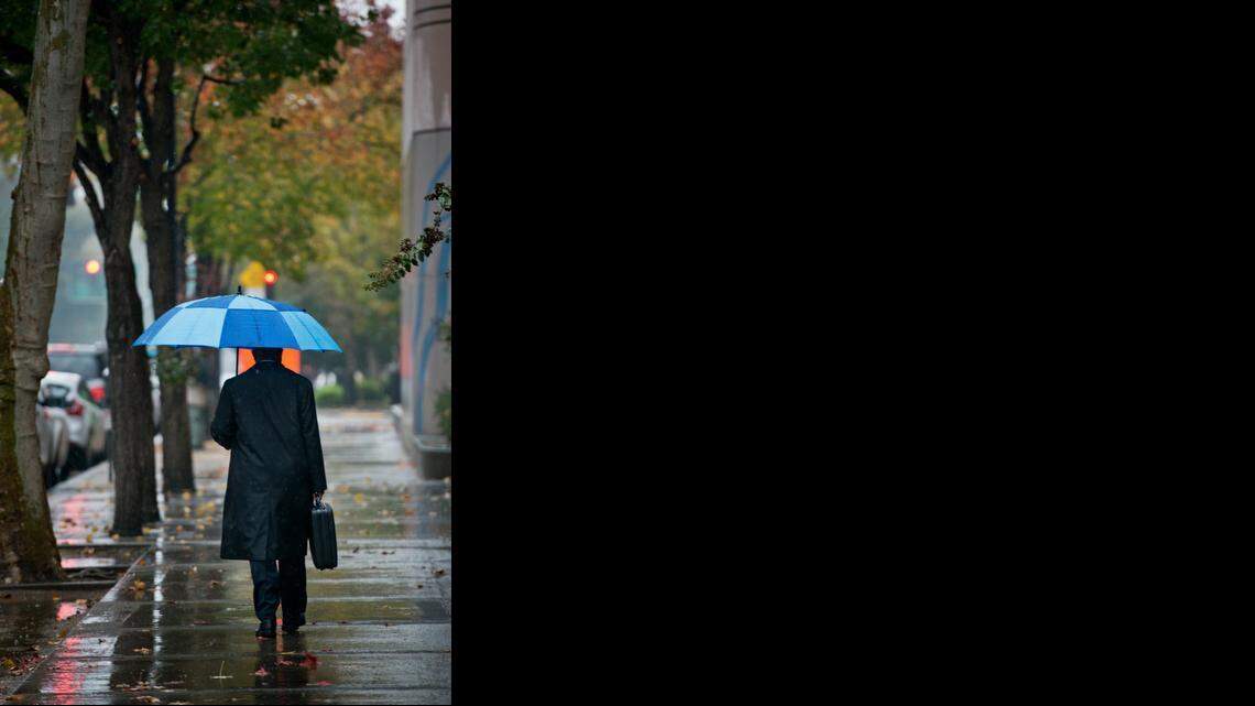 A storm dropped rain in the Sacramento area on Thursday, slicking up roads and sidewalks in downtown Sacramento. The forecast calls for more rain this morning before a drying out period later in the week.