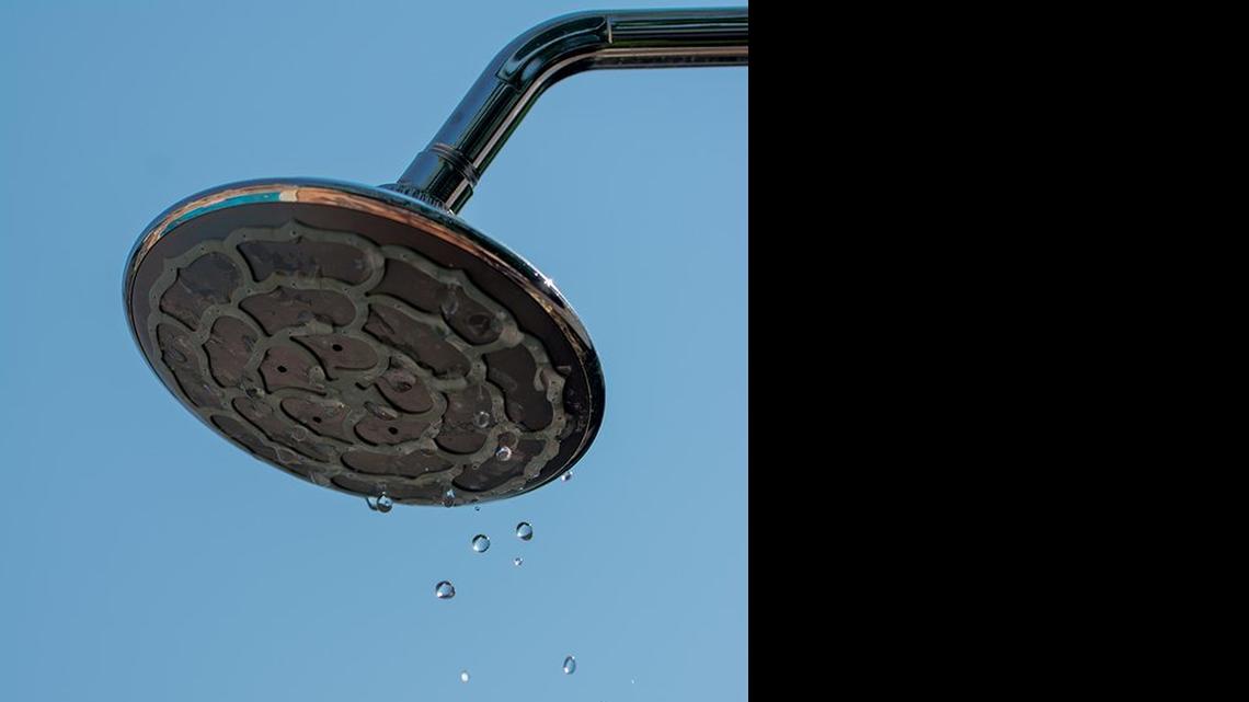 
Outdoor shower heads won’t be the only thing sizzling Tuesday and Wednesday. 
