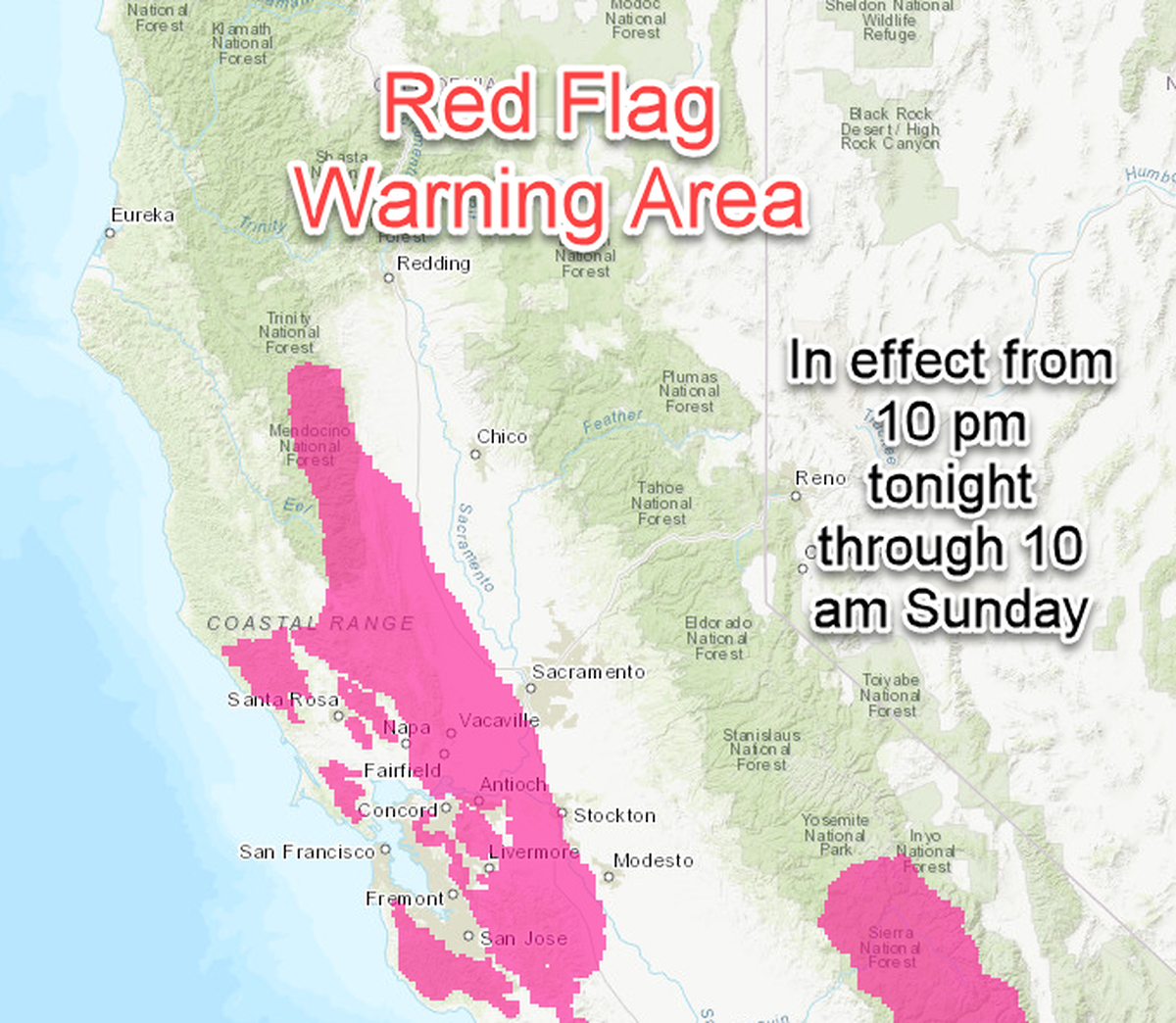 As California’s dry December continues, the National Weather Service issued a “red flag” warning for this weekend in parts of Northern and Central California. A scientist puts the chances of a normal water year at 33 percent.