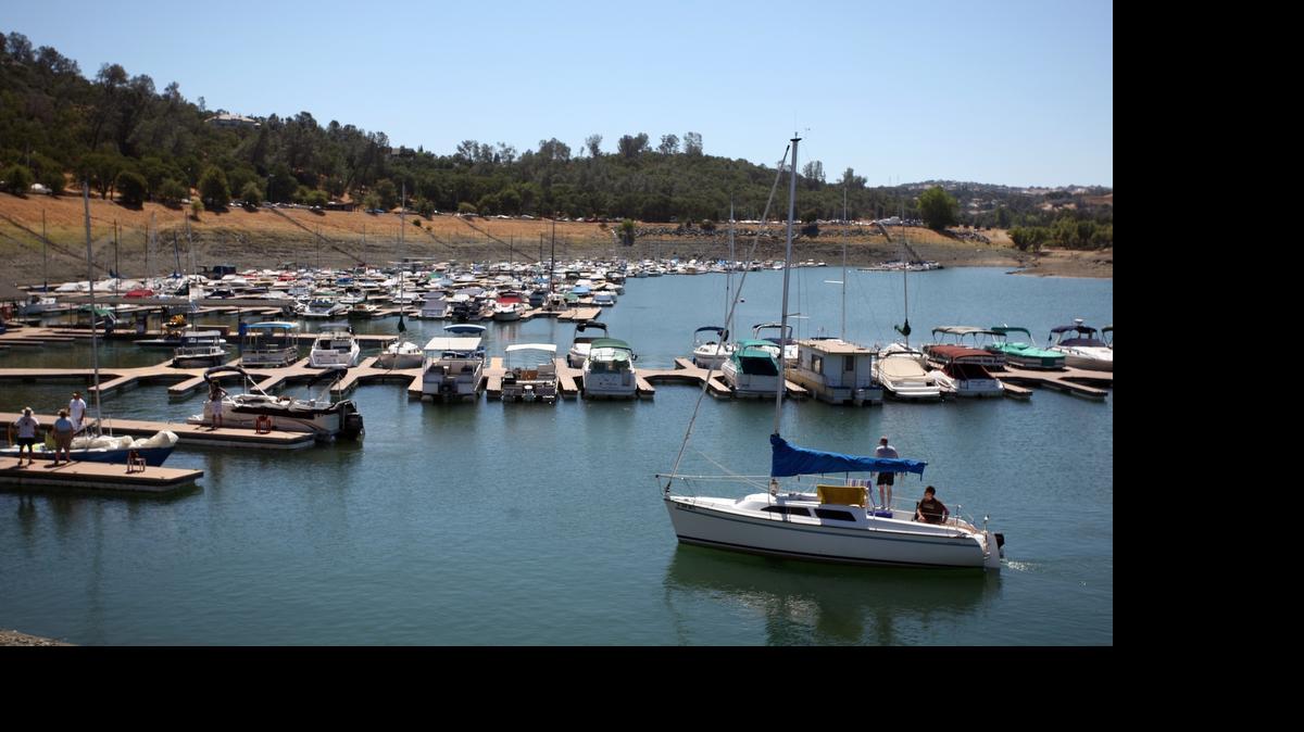 
Boats prepare to exit the water at Folsom Lake Marina in 2007. This year, the minimum elevation that allows boats on the water at Folsom Lake has been reached significantly earlier than usual, and they are required to be off the lake by the end of Sunday, June 21.
