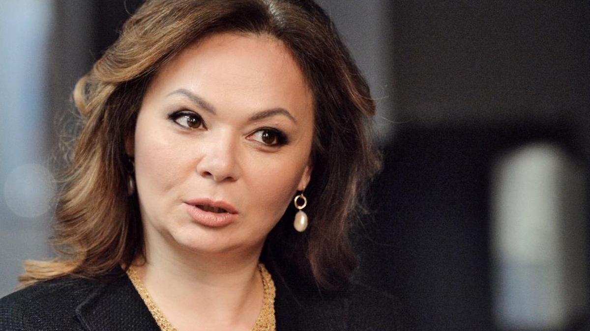 Kremlin-linked lawyer Natalia Veselnitskaya speaks in 2016 to a journalist in Moscow. The Russian lawyer at the center of the June 2016 meeting with Donald Trump Jr. is known for her work trying to roll back U.S. sanctions on Russia. (Yury Martyanov /Kommersant Photo via AP) RUSSIA OUT