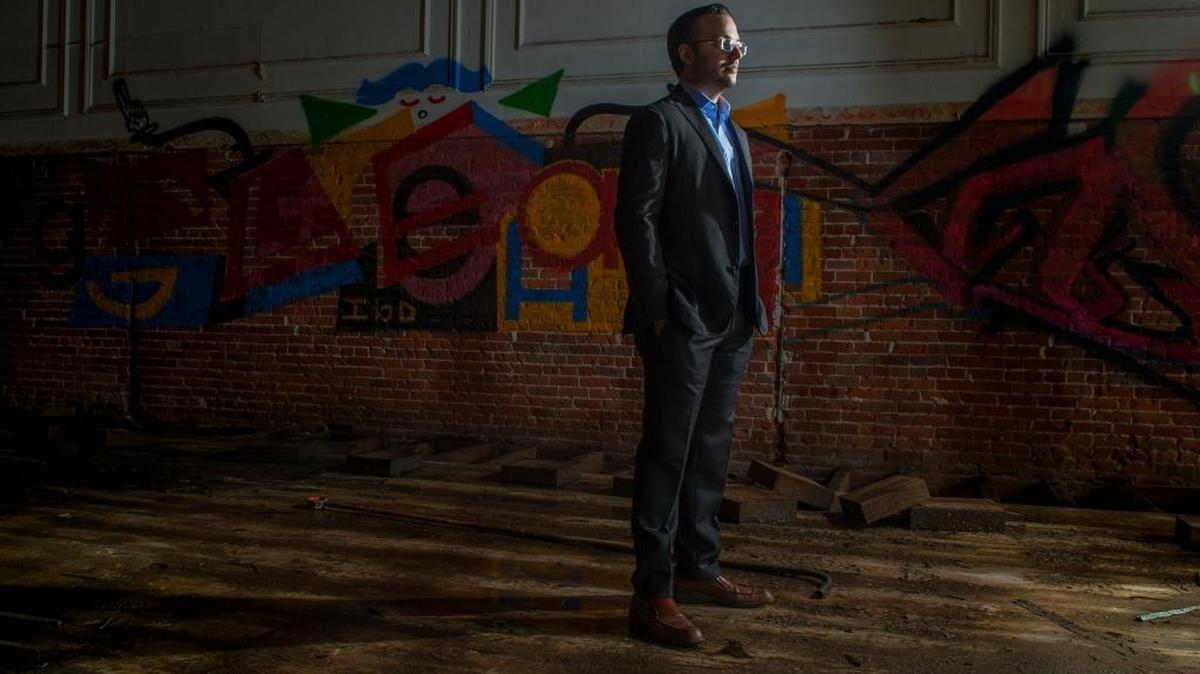 Ali Youssefi sees a future for K Street, under redevelopment above, of restaurants, retail and patios from the convention center to the arena.