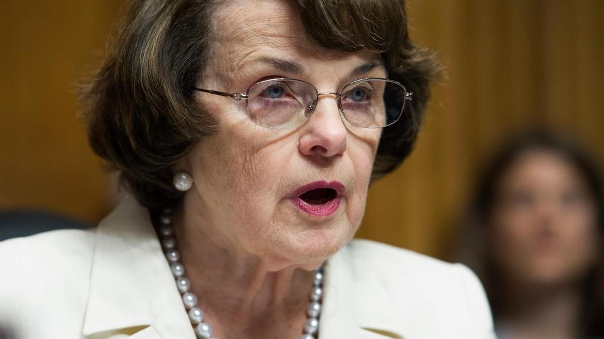 Sen. Dianne Feinstein, D-Calif., shown here in 2015, has been criticized by conservatives and Catholic leaders for questioning conservative federal court nominee Amy Coney Barrett on Catholic dogma and whether it would influence her rulings. Barrett, a Notre Dame law professor tapped to serve on the U.S. Court of Appeals for the Seventh Circuit, has written that Catholics must follow their religion on court decisions involving moral issues, such as abortion and the death penalty. (AP Photo/Cliff Owen, File)