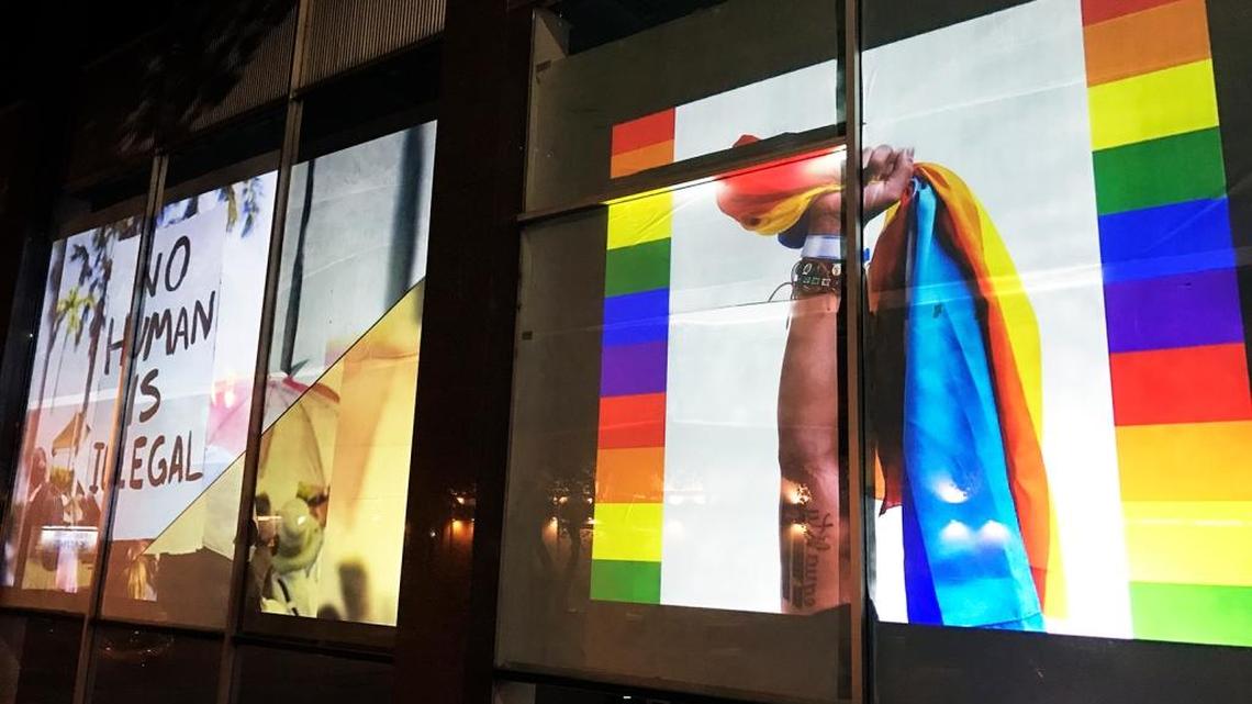 BEACON: Sacramento is a public art video display that will deal with different social issues we face every day for 10 weeks at the intersection of 10th and K streets.