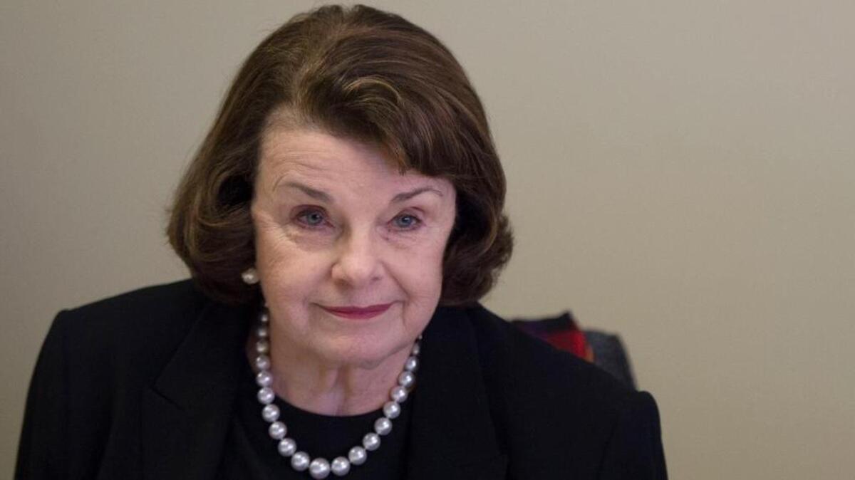 Sen. Dianne Feinstein addresses concerns for her drought relief bill that attempts to maximize water deliveries from the Delta and emphasizes it will not violate biological opinions or the Endangered Species Act.