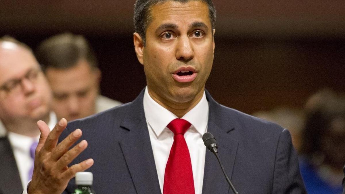 Federal Communications Commission Chairman Ajit Varadaraj Pai testifies in July in Congress. The FCC votes Nov. 16 on proposals to roll back ownership rules that were meant to support diverse voices in local media. Pai has said he wants to eliminate rules that, among other things, bar a company from owning both newspapers and TV stations in one market.