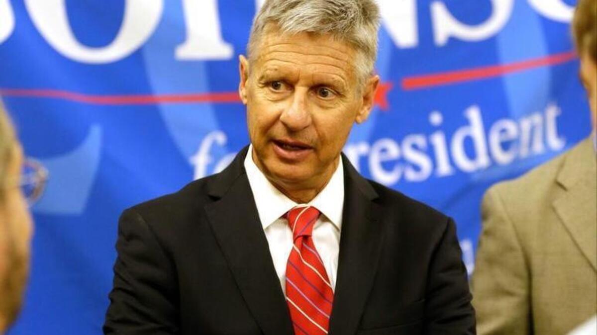 Libertarian presidential candidate Gary Johnson is pro-choice, sharply critical of Donald Trump’s harsh tone on immigration, supports marijuana legalization and gay marriage, and has decried “crony capitalism.”
