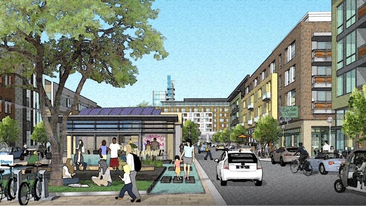 An artist’s rendering of Newhall Ranch, which developers promise will not only offer much-needed housing, but will be the nation’s first carbon-neutral master-planned community.