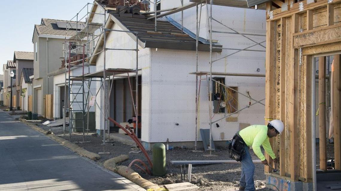 Though new homes like these in North Natomas are being built throughout California, they are scarcely making a dent in the state’s massive housing shortage.