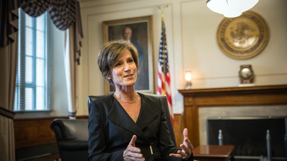 Acting U.S. Attorney General Sally Yates was fired by President Donald Trump after she said she could not defend Trump’s immigration order because she believed it to be unconstitutional.