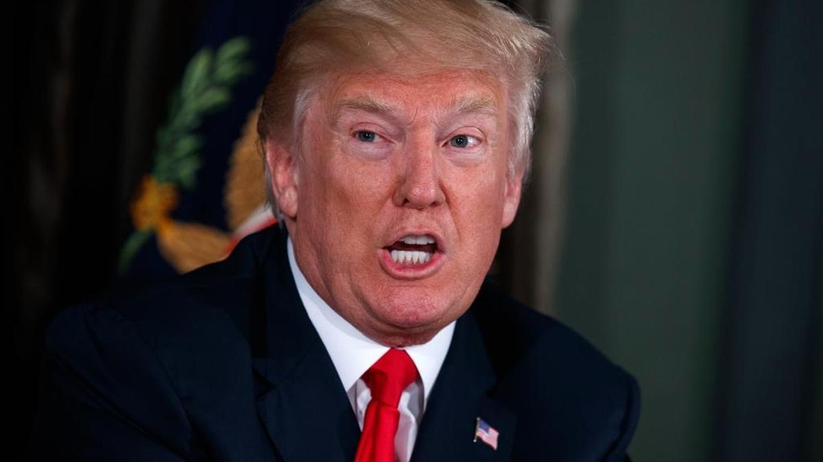 President Donald Trump promises North Korea “fire and fury” in comments made on Tuesday, Aug. 8, 2017.