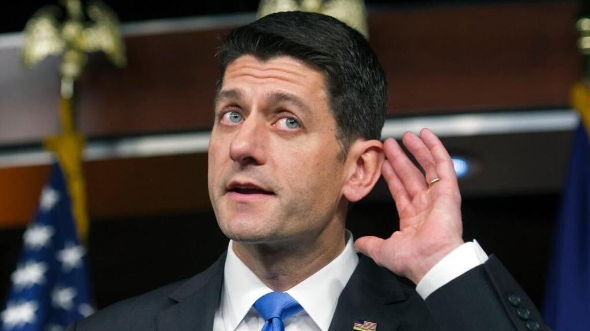 Even House Speaker Paul Ryan seems to be cozying up to Republican presidential candidate Donald Trump.