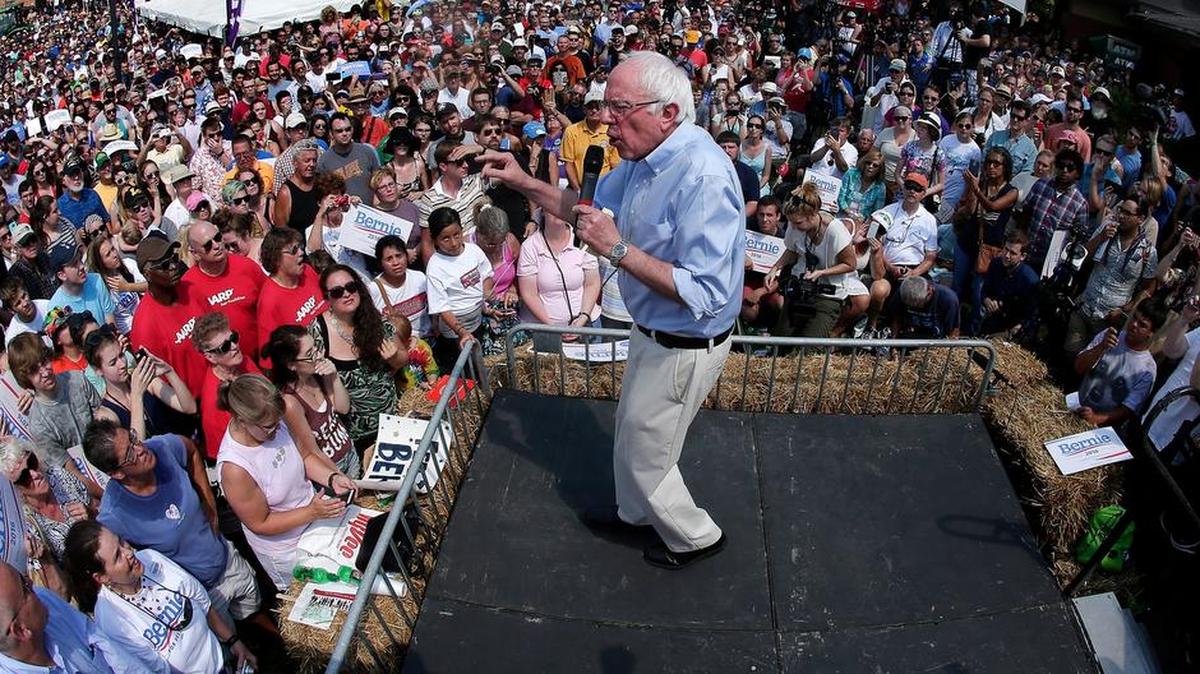 
Vermont Sen. Bernie Sanders, the Democratic presidential candidate and self-declared socialist, is drawing huge crowds and rising in the polls. 

