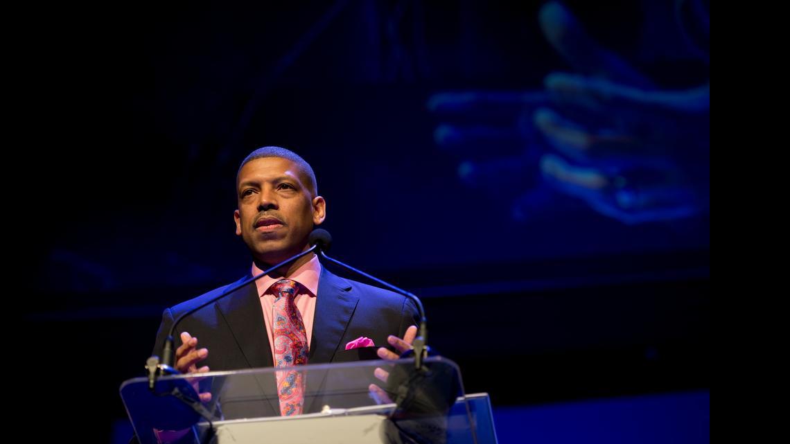 
Mayor Kevin Johnson delivers the 2015 State of the City speech, in which he declared he was taking a bigger role in the city budget.
