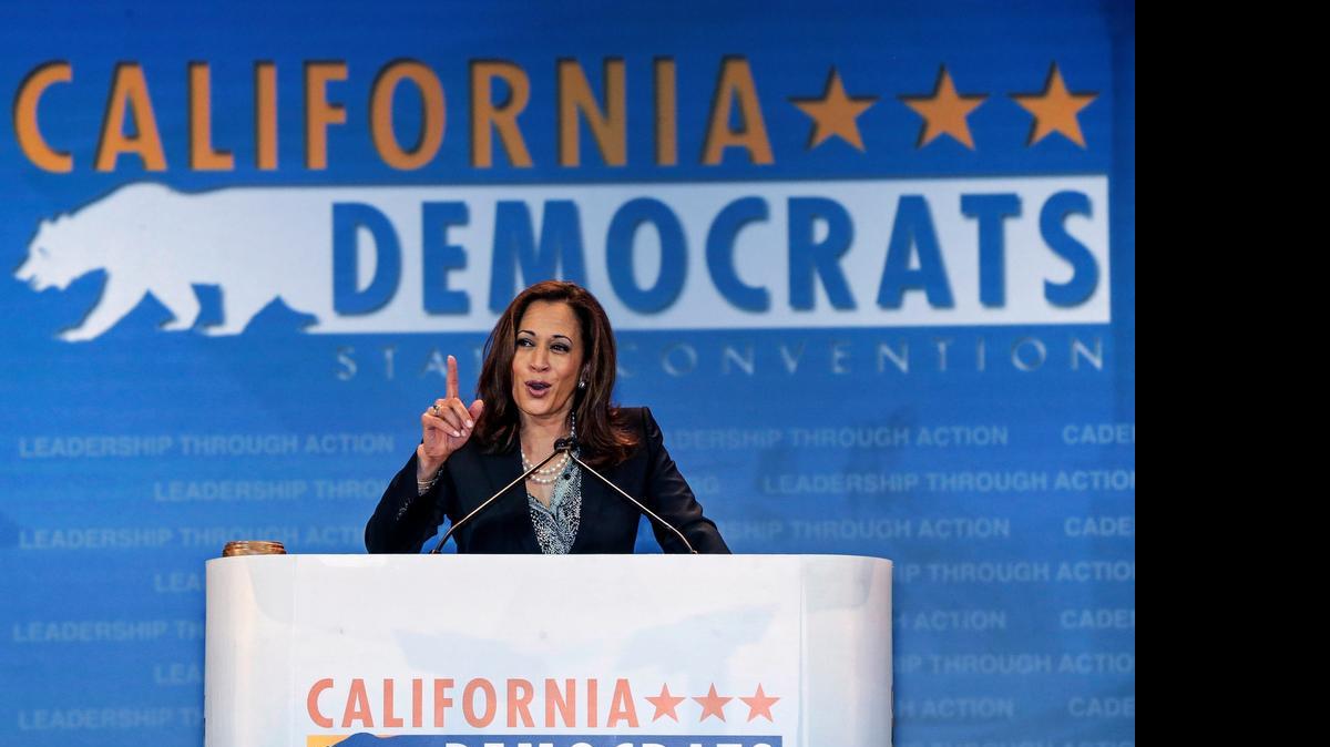 
California Attorney General Kamala Harris is seeking political donor lists of nonprofits. 
