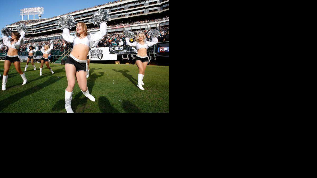 
A bill to improve pay for cheerleaders like the Oakland Raiders’ Raiderettes, who sued the NFL franchise over compensation, is just one of many pay equity measures pending in California this year. 
