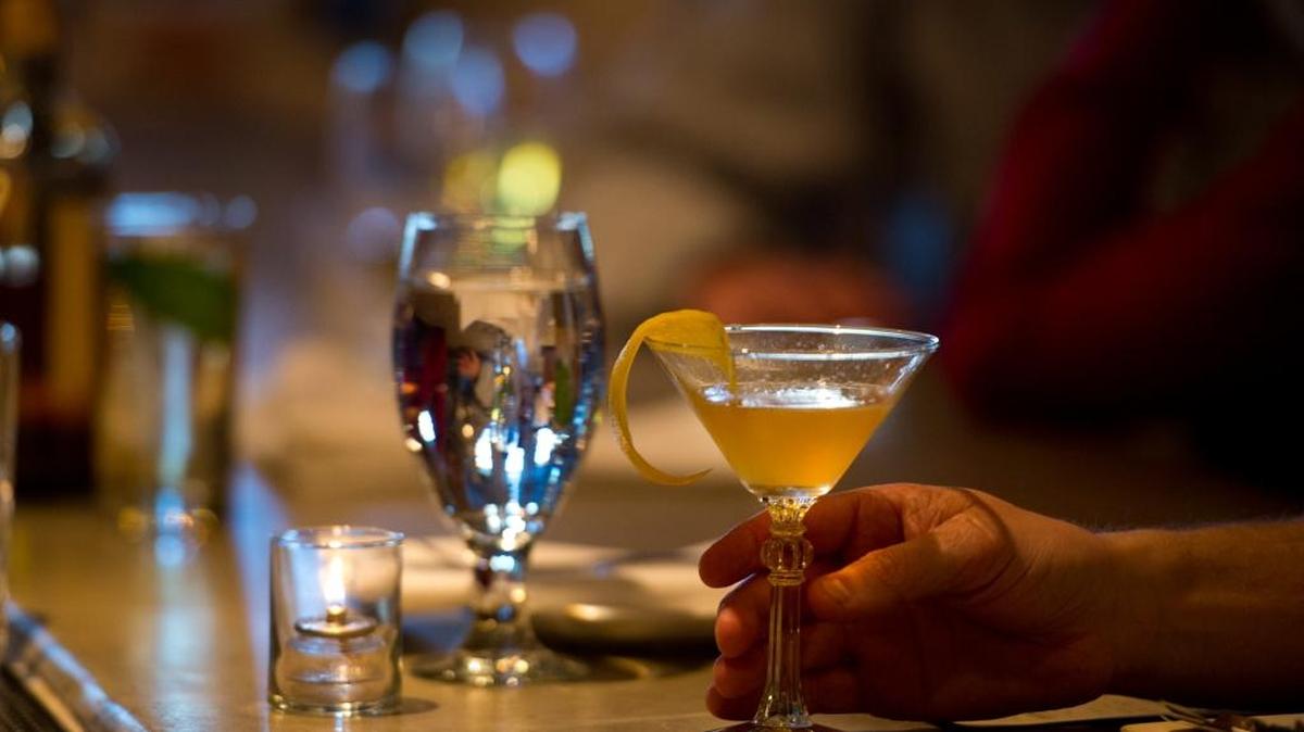 Drinks are served at Hook & Ladder on S Street in midtown Sacramento.