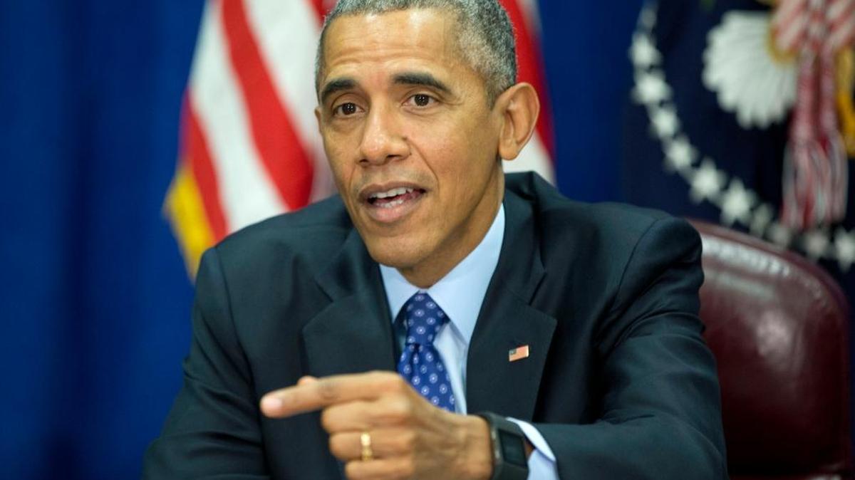 
President Barack Obama met Tuesday, Oct. 6, 2015, with agriculture and business leaders to promote a Pacific trade deal.
