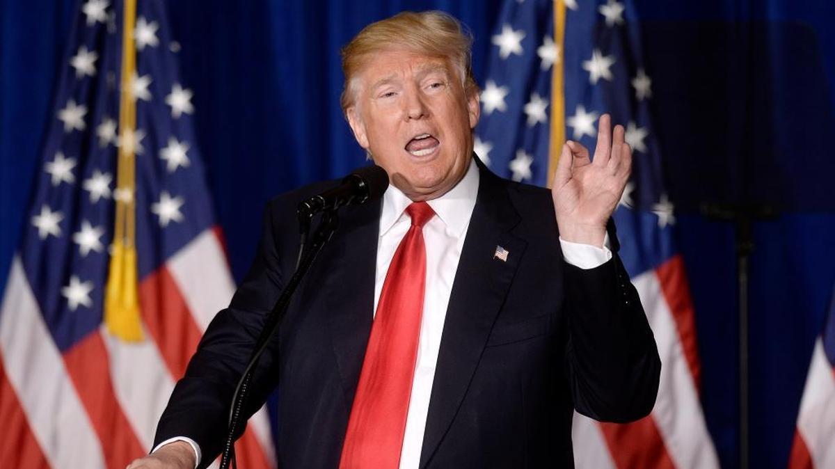 Donald Trump calls for an ‘America First’ foreign policy in a major speech Wednesday in Washington, D.C.