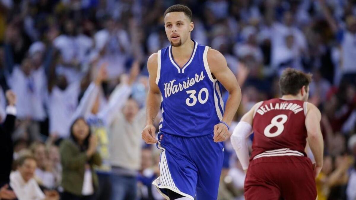 The Golden State Warriors’ Stephen Curry.