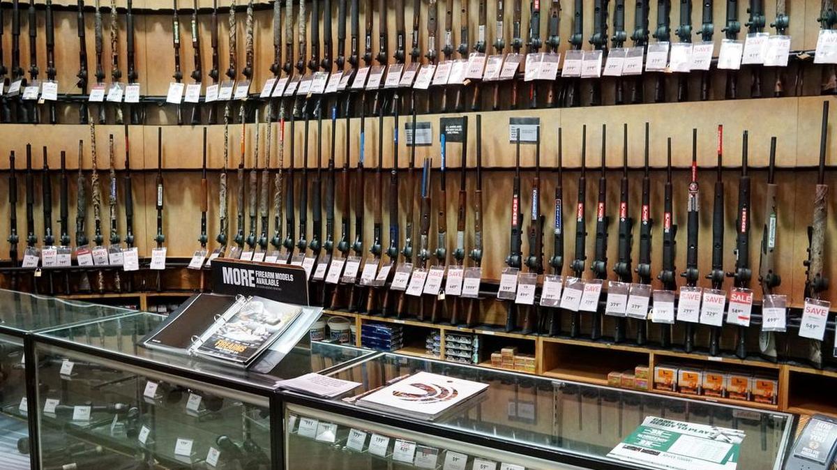 Dick’s Sporting Goods has announced that it will no longer sell guns to customers younger than 21. The corporation is one of the biggest sellers of firearms in the country, with departments such as this one at a store in Arlington, Va.