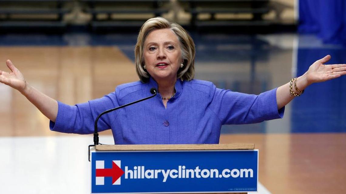 
Democratic presidential candidate Hillary Rodham Clinton in Exeter, N.H.
