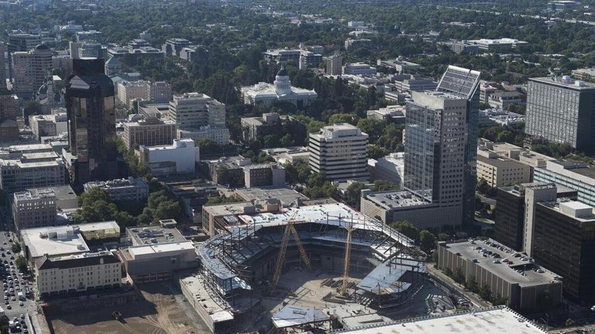 
The new arena is helping draw development to downtown Sacramento.
