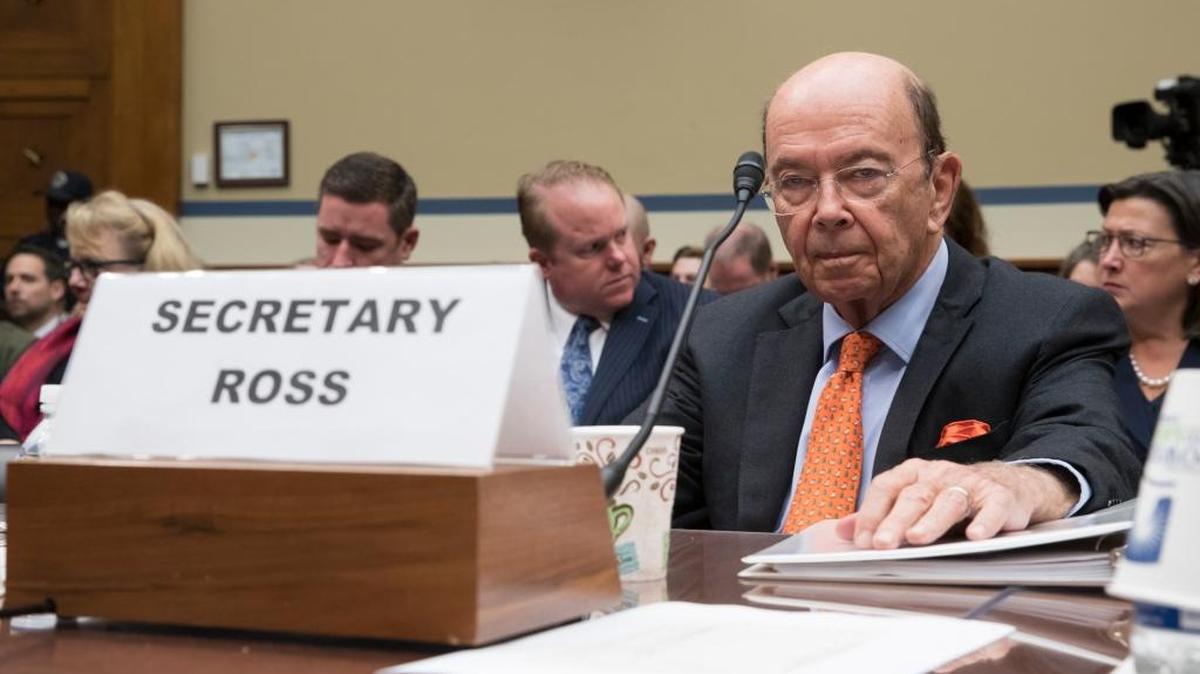 Commerce Secretary Wilbur Ross appears before the House Committee on Oversight and Government Reform in October 2017 to discuss preparing for the 2020 Census. He announced late Monday that the Census will include a question about citizenship status.