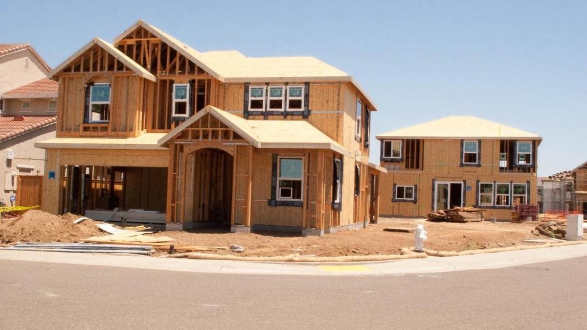 New housing is constructed last year at the Monterey Village development in Elk Grove. Developers are seeking to add nearly 1,200 acres to the city’s planning area.
