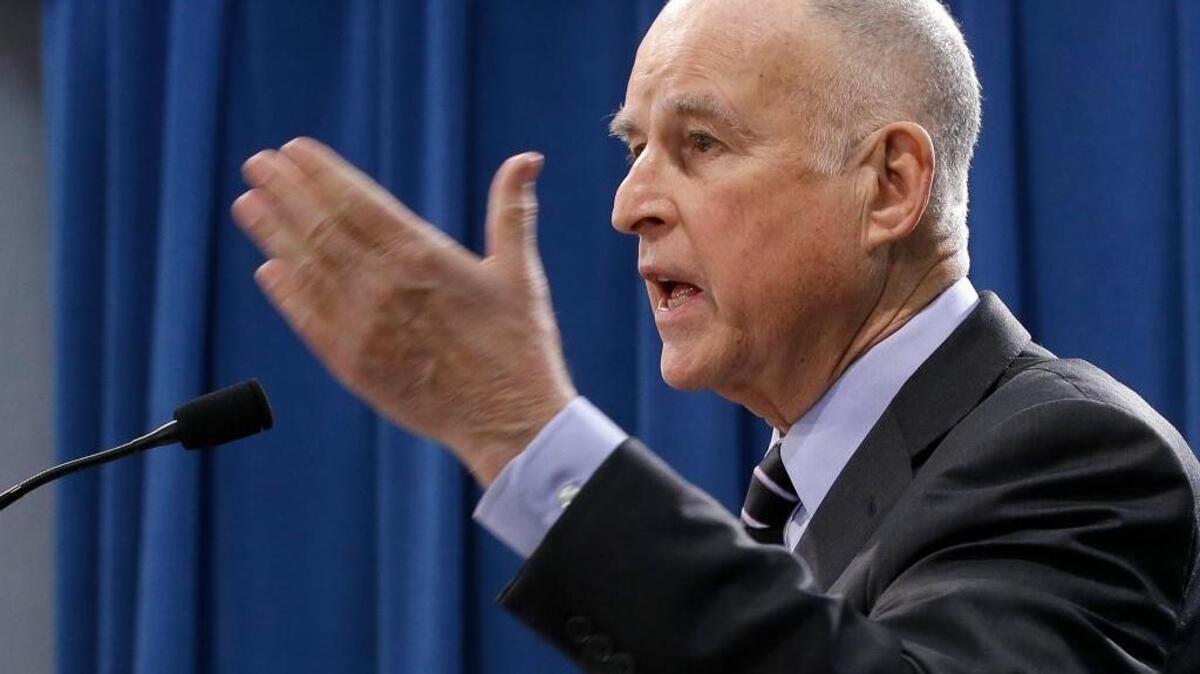 California Gov. Jerry Brown responds to question concerning his revised $124 billion state budget plan. Child advocates are hoping state lawmakers can spare some change to give foster children improved legal advocacy.