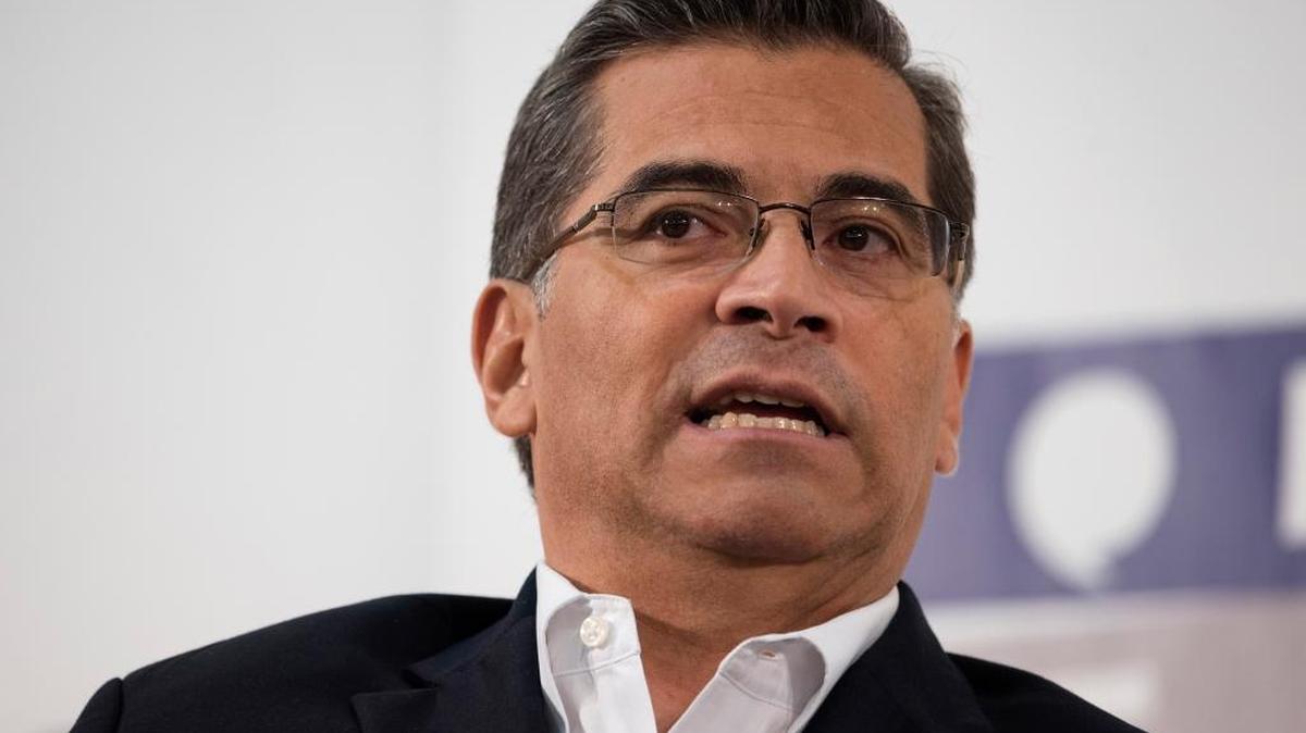 California Attorney General Xavier Becerra.