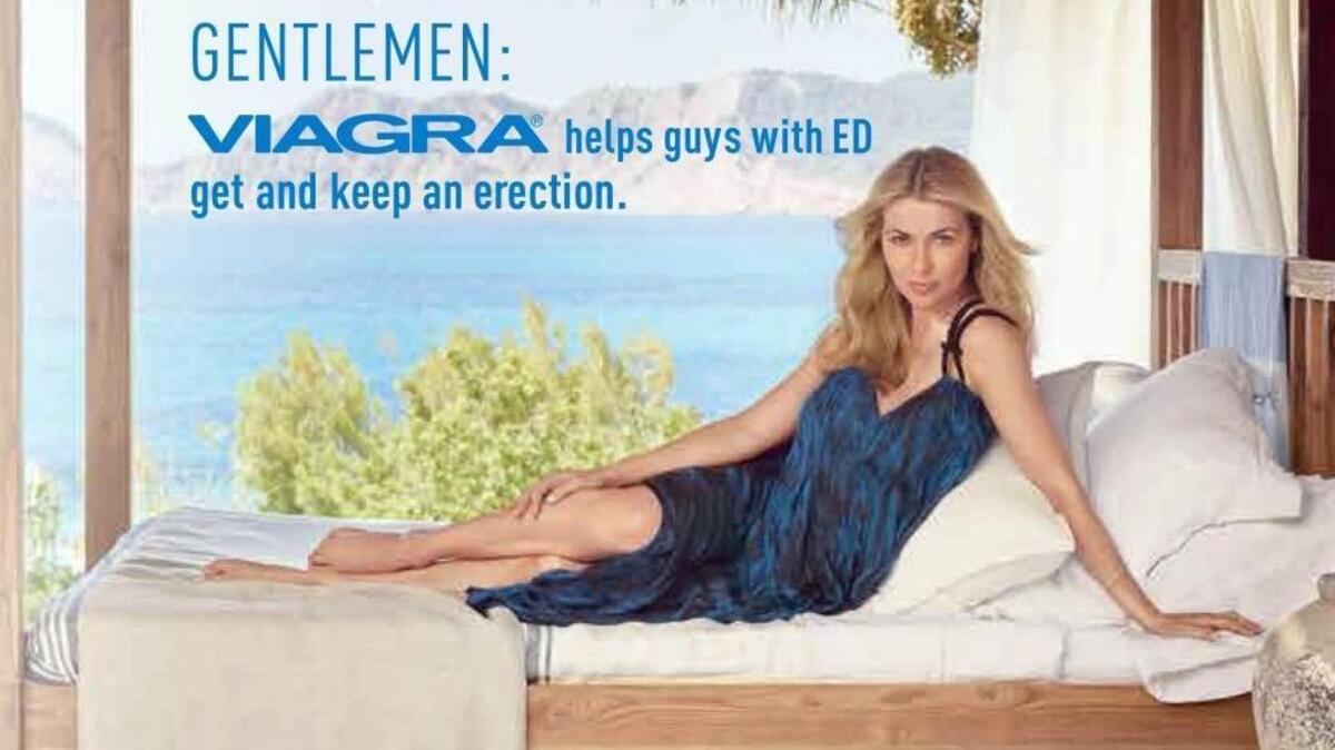 This image provided by Pfizer Inc. shows a new print ad for Viagra, the world's top-selling erectile dysfunction drug. The company is planning a merger with foreign rival Allergan.