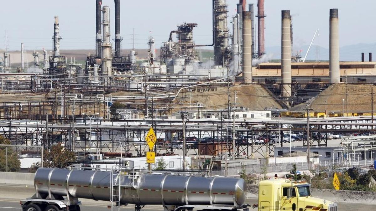 
Chevron’s oil refinery in Richmond.
